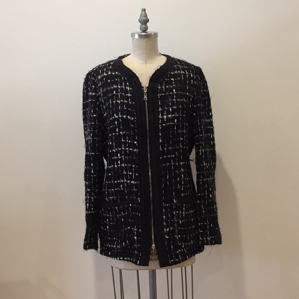 🔳 CHANEL style Elie Tahari bouclé jacket 🔳